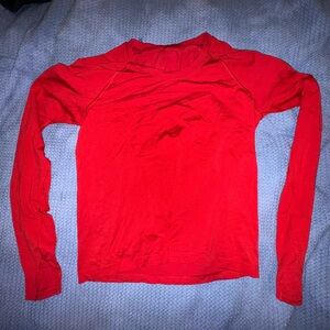 Lululemon women’s Red Long Sleeve Shirt